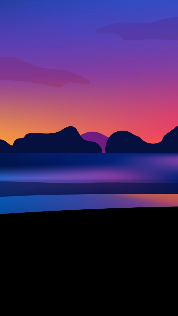 Sunset Silhouette Landscape - Related Dark Wallpapers wallpaper