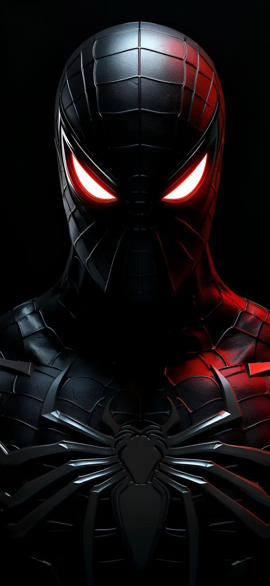 Symbiote Spider-Man Red Eyes