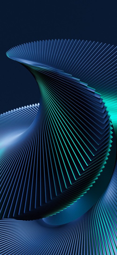 Teal_Abstract_3D_Render - Related StockWalls wallpaper