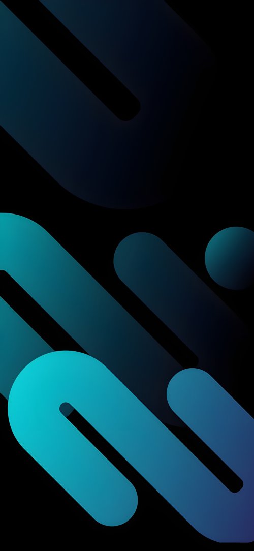 Teal Gradient Shapes - Related 4K Wallpapers wallpaper