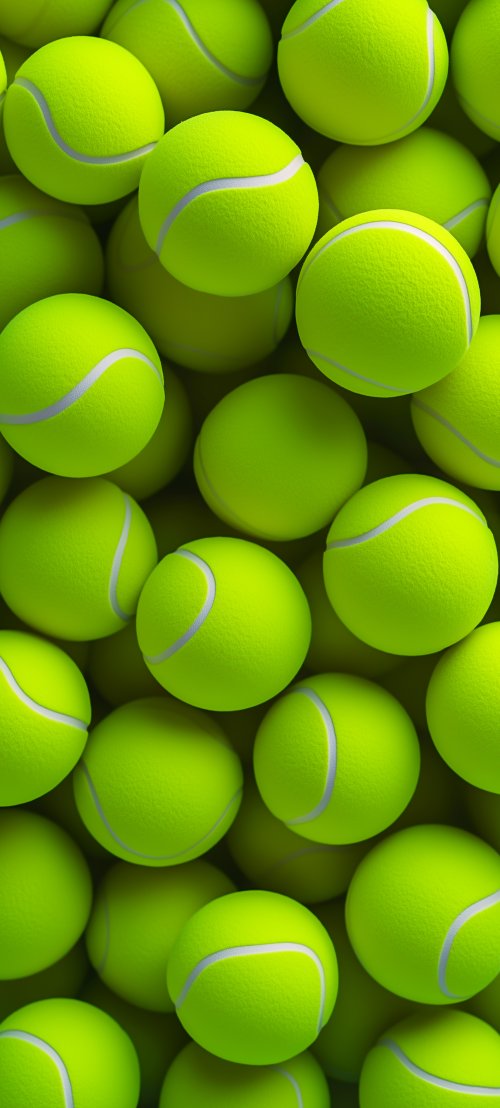 Tennis Ball Pile Wallpaper