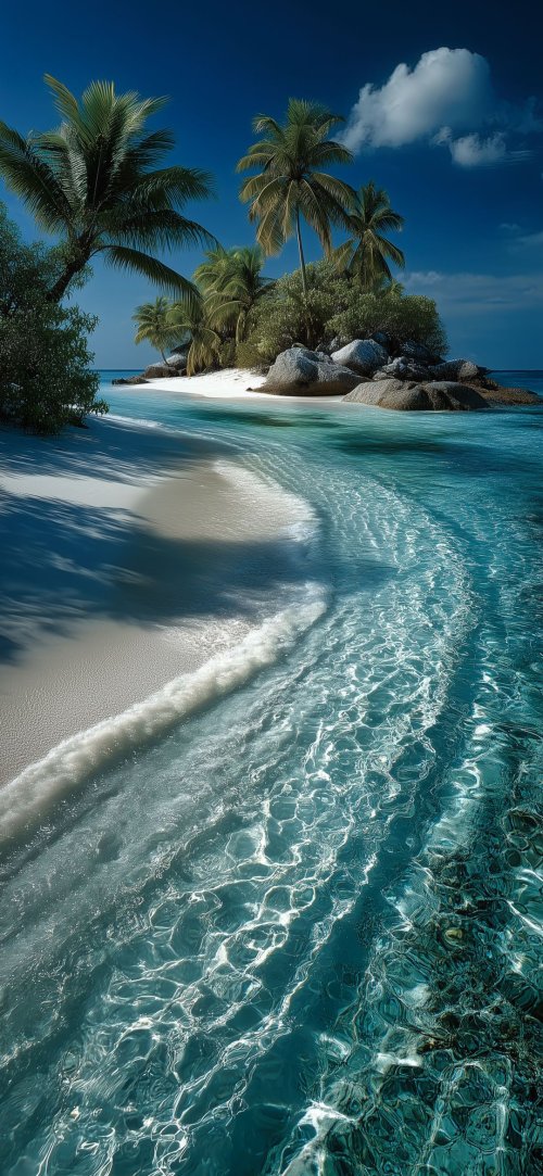 Tropical Beach Paradise - beach Wallpaper