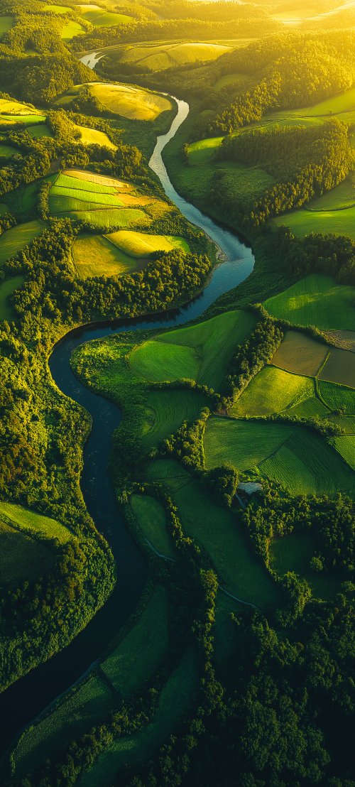 Verdant River Valley Vista - Related 4K Wallpapers wallpaper