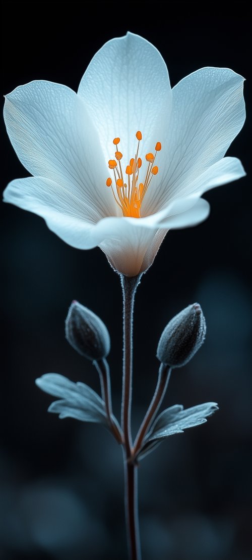 White Flower Close-Up