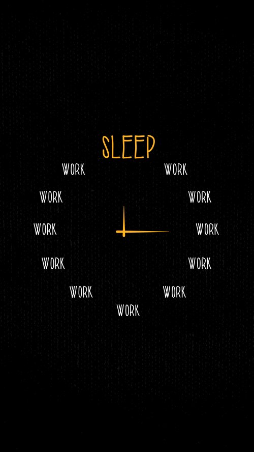 Work vs Sleep Clock - Related 4K Wallpapers wallpaper