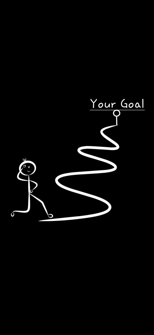 Your_Goal_Winding_Path - quotes Wallpaper