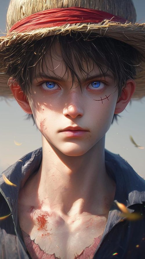 Realistic Luffy Portrait