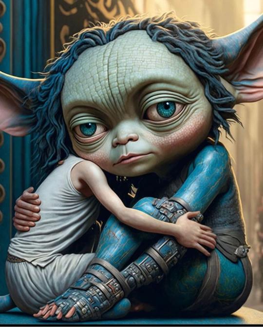 Alien Child's Embrace - Related Anime Wallpapers wallpaper