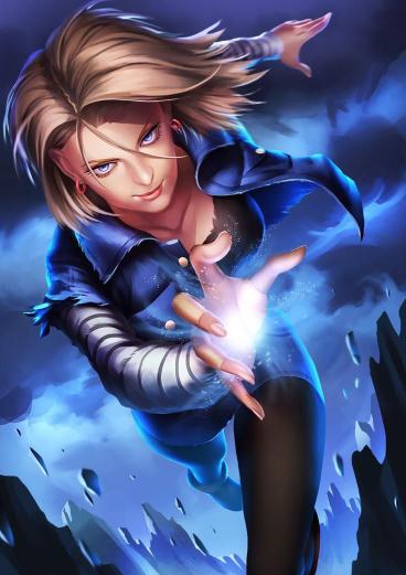 Android 18 Energy Blast - Related Anime Wallpapers wallpaper