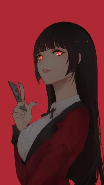 Anime Girl Red Eyes - Related Dark Wallpapers wallpaper