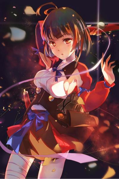 Anime Girl with Bows - Related Anime Wallpapers wallpaper