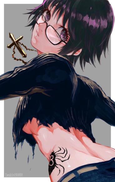 Anime Girl with Tattoo - Related Anime Wallpapers wallpaper