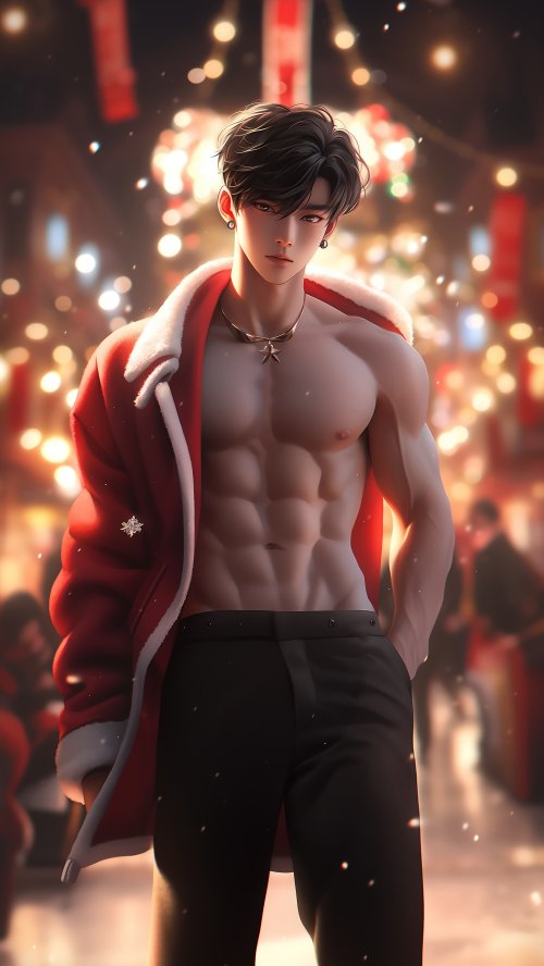 Anime Santa Abs