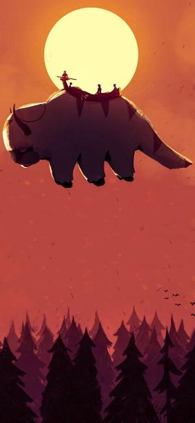Appa's Sunset Journey