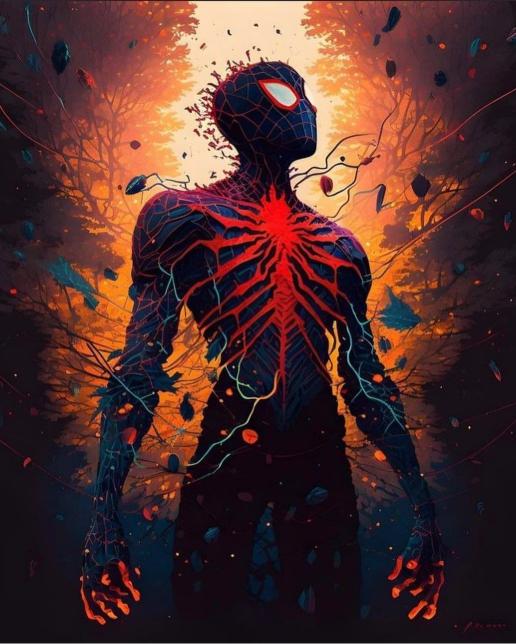 Arachnid Hero Abstract - Related Dark Wallpapers wallpaper