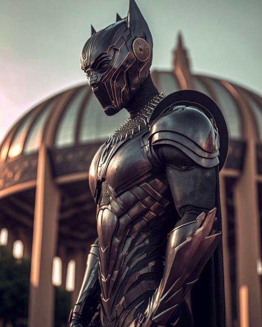 Armored Black Panther Stance - Related Anime Wallpapers wallpaper