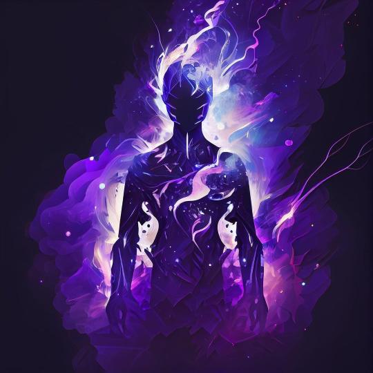 Astral Being Silhouette - Related Dark Wallpapers wallpaper