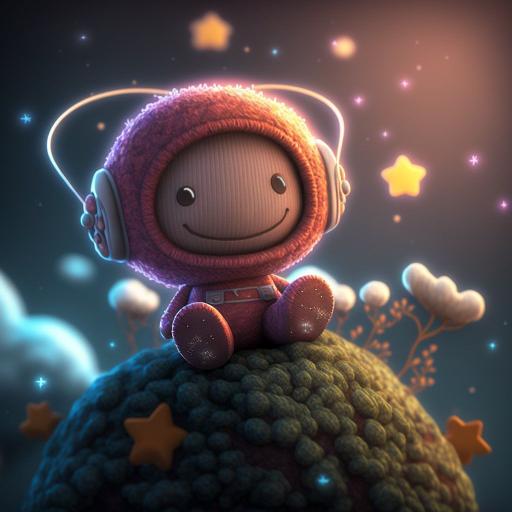 Astronaut Plush on Planet - Related Anime Wallpapers wallpaper