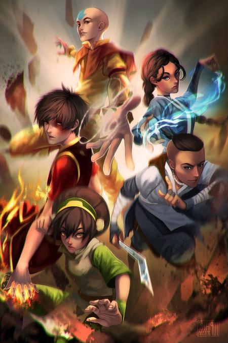 Avatar Team Illustration - Related Anime Wallpapers wallpaper