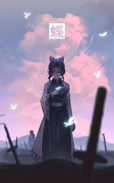 Butterfly Anime Girl - Related Anime Wallpapers wallpaper