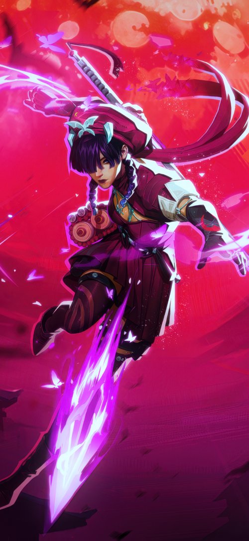 Crimson Anime Warrior