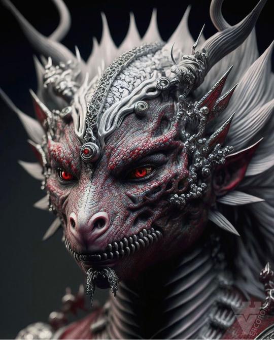 Crimson Dragon Close-Up - Related Anime Wallpapers wallpaper