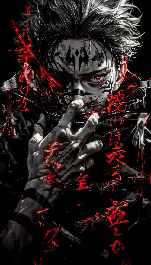 Cursed Anime Character Portrait - Related StockWalls wallpaper