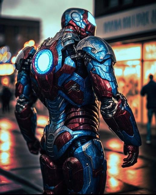 Cybernetic Patriot Armor