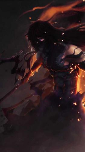 Dark Anime Warrior - Related Anime Wallpapers wallpaper