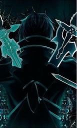Dual Swordsman Silhouette - Related Anime Wallpapers wallpaper
