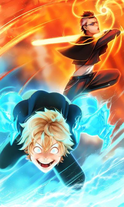 Elemental Anime Battle - Related Anime Wallpapers wallpaper