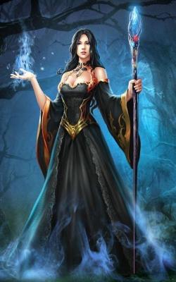 Enchantress of the Blue Flame - Related Anime Wallpapers wallpaper
