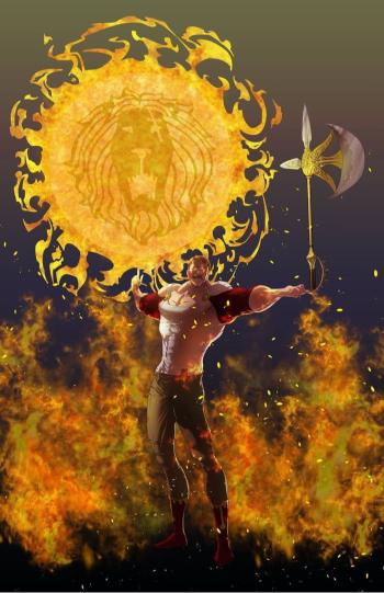 Escanor's Fiery Grace - Related Anime Wallpapers wallpaper