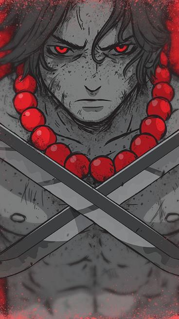 Fierce Warrior Portrait - Related Anime Wallpapers wallpaper