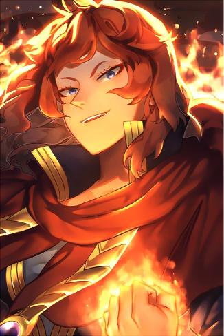 Fiery Anime Woman - Related Anime Wallpapers wallpaper