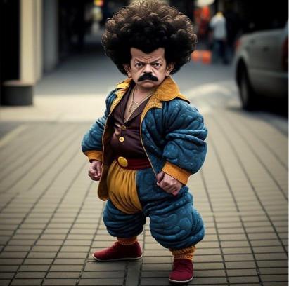 Funky Afro Dwarf
