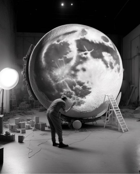 Giant Moon Creation - Related Dark Wallpapers wallpaper