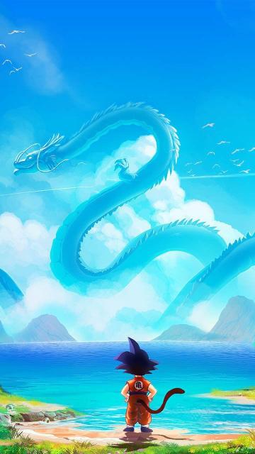 Goku and Shenron - Related Anime Wallpapers wallpaper