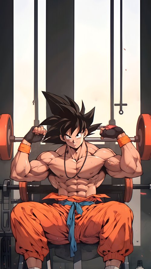 Goku_Weight_Training