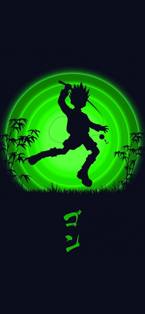 Gon_Freecss_Silhouette_Green - Related StockWalls wallpaper
