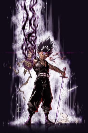 Hiei with Dark Energy - Related Anime Wallpapers wallpaper