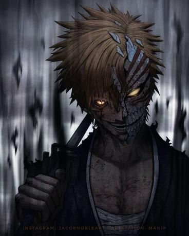 Ichigo Hollow Mask Portrait - Related Anime Wallpapers wallpaper