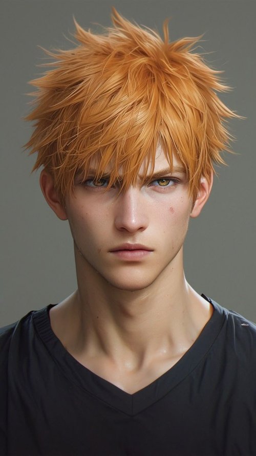 Ichigo Kurosaki Realistic Portrait