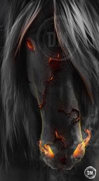 Inferno Horse Portrait - Related Anime Wallpapers wallpaper