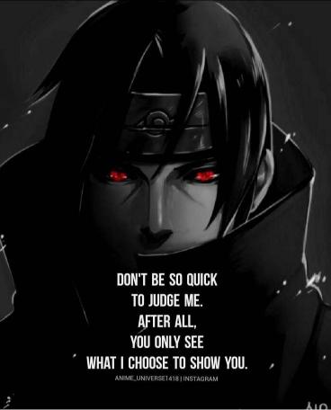 Itachi Uchiha Quote - Related Anime Wallpapers wallpaper