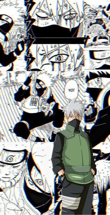 Kakashi Glitch Art - Related Anime Wallpapers wallpaper