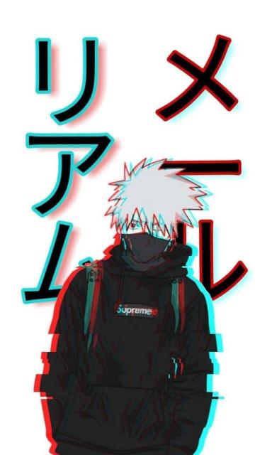 Kakashi Glitch Art Supreme - Related Anime Wallpapers wallpaper