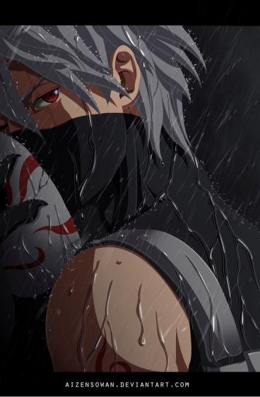 Kakashi in the Rain - Related Anime Wallpapers wallpaper