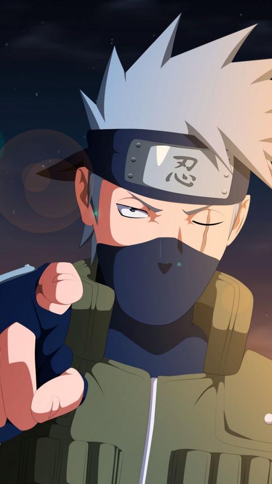 Kakashi Pointing Forward - Related Anime Wallpapers wallpaper