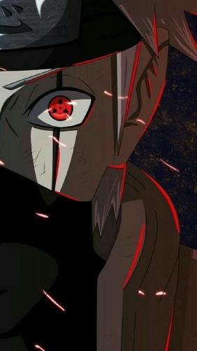 Kakashi Sharingan Close-up - Related Anime Wallpapers wallpaper